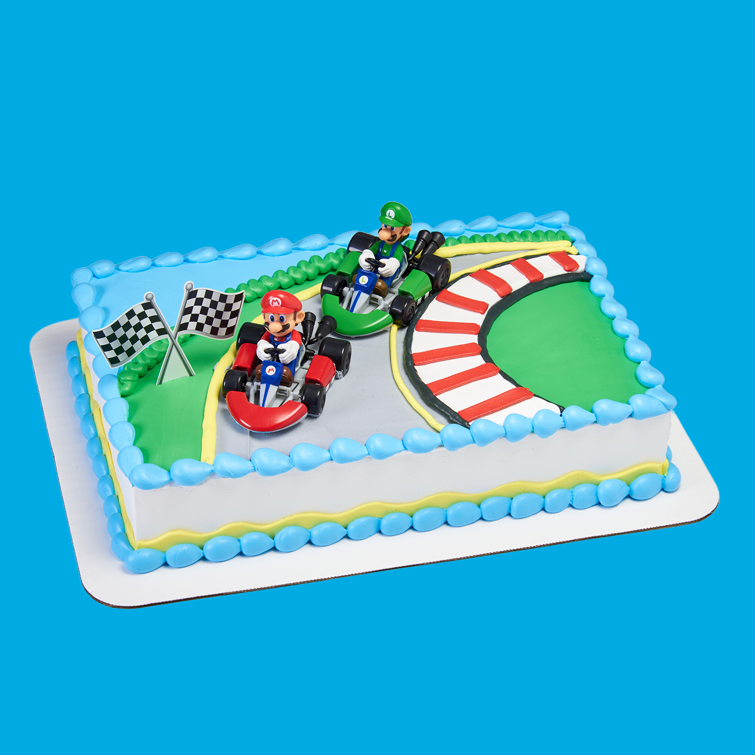 Mario Kart Themed Cake